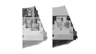 Villa floor plan, 3 bedrooms in La Pinada Nature Resort No. 7